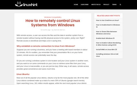 How to remotely control Linux Systems from Windows – Linux ...