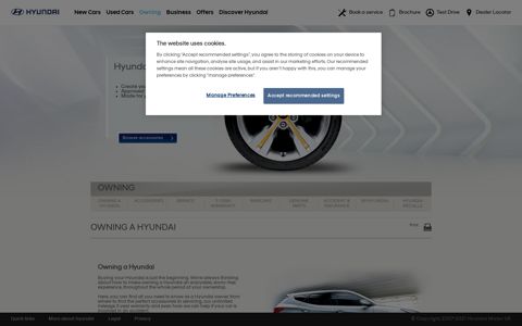 Hyundai Owners: Car Accessories, Finance & 5 Year Warranty