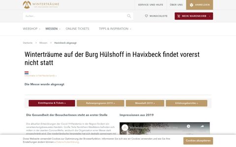 Havixbeck abgesagt - Messen - wintertraeume.com