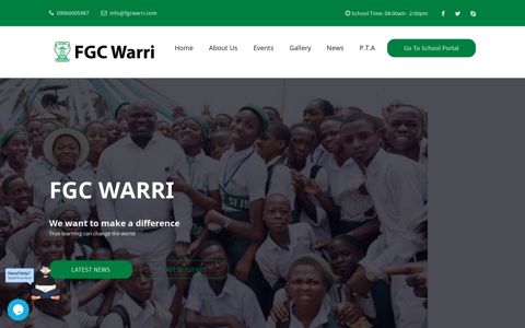 Federal Government College, Warri | School Website