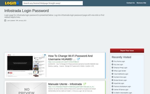 Infostrada Login Password - Loginii.com
