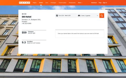 D8 Hotel $59 ($̶1̶2̶0̶). Budapest Hotel Deals & Reviews ...