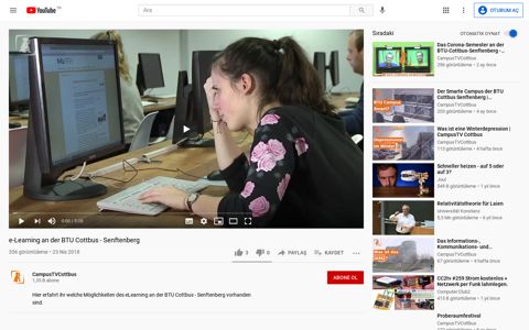 e-Learning an der BTU Cottbus - Senftenberg - YouTube