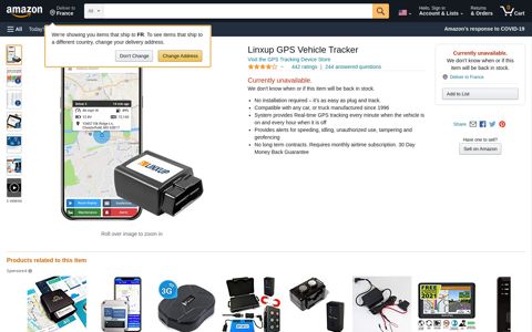 Linxup GPS Vehicle Tracker - Amazon.com