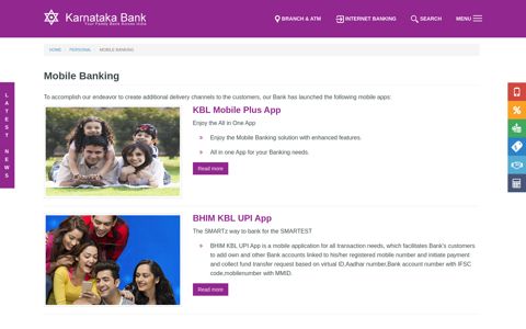 Mobile Banking | Karnataka Bank