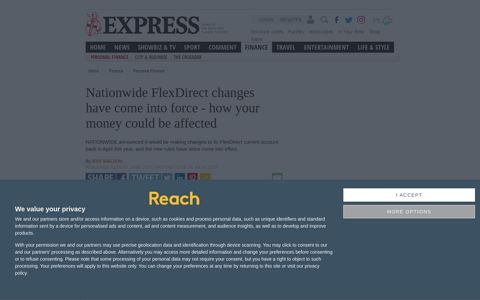 Nationwide: Online FlexDirect current account changes have ...