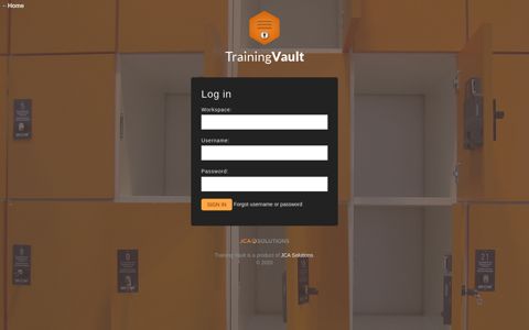 Log in - Training Vault