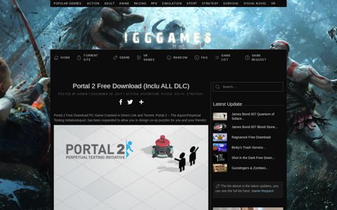 Portal 2 Free Download (Inclu ALL DLC) - IGG Games