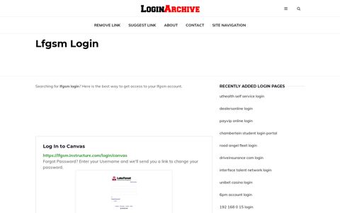 Lfgsm Login - Sign in to Your Account