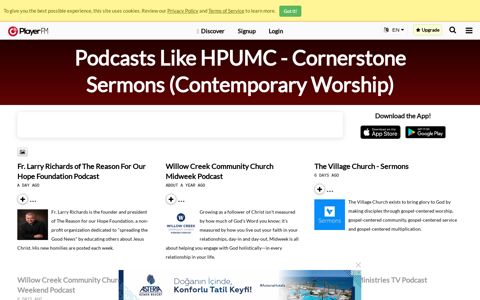 Podcasts Like HPUMC - Cornerstone Sermons (Contemporary ...