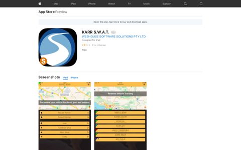 ‎KARR S.W.A.T. on the App Store