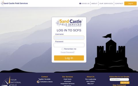 Portal Login - Sand Castle Field Services