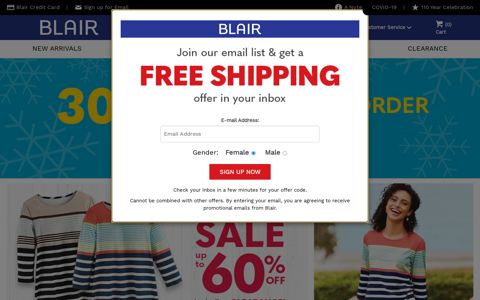 Blair: American Style Clothing for Women and Men