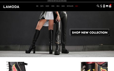 LAMODA Official Website | Exclusive Women's Footwear
