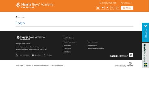 Login - Harris Boys' Academy East Dulwich