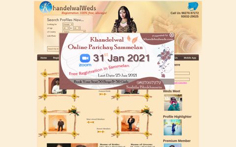 Khandelwal Matrimonial Khandelwal Shaadi Matrimonials ...