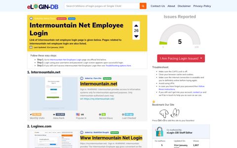 Intermountain Net Employee Login