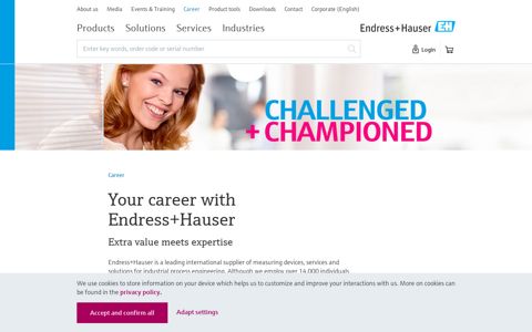 Your career with Endress+Hauser | Endress+Hauser