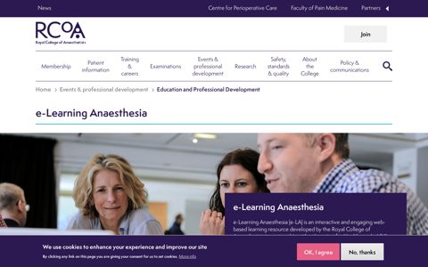 e-Learning Anaesthesia | The Royal College of Anaesthetists