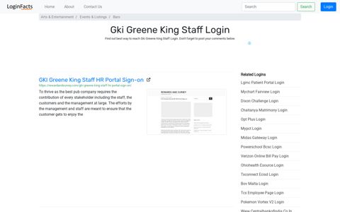 Gki Greene King Staff - Greene King HR Portal Sign-on