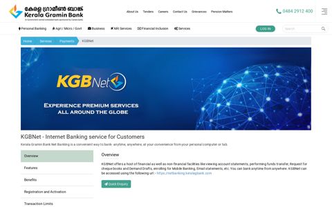 KGBNet :: KGB :: Kerala's own Bank - Kerala Gramin Bank