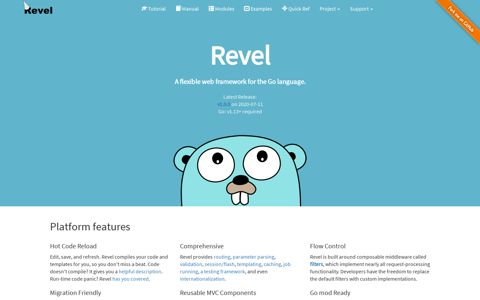 Revel - Go Web Framework