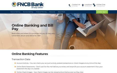 Personal Online Banking - FNCB Bank