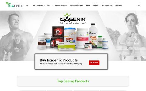 Buy Isagenix Australia - Fast Shipping IsaEnergy Online Store