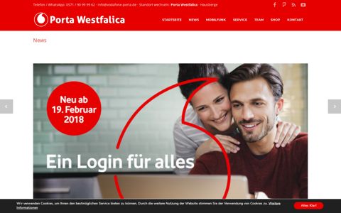 Ein Login für alles | Vodafone-Shop Porta Westfalica ...