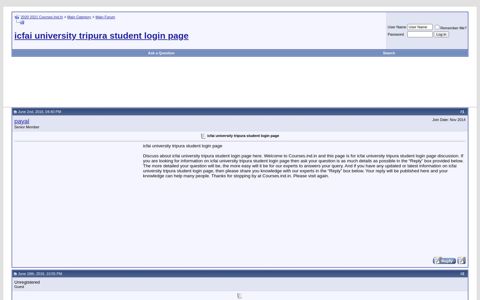 icfai university tripura student login page - 2020 2021 Courses ...