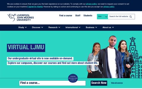 Liverpool John Moores University: Homepage