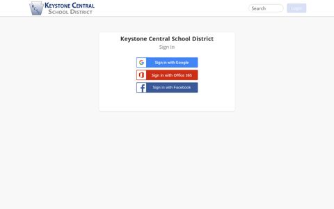 Login - Keystone Central School District