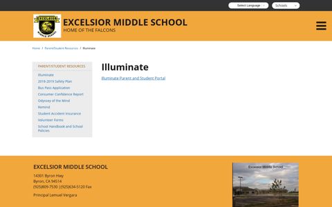 Illuminate - Excelsior Middle School - School Loop