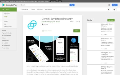 Gemini: Buy Bitcoin Instantly - Apps on Google Play