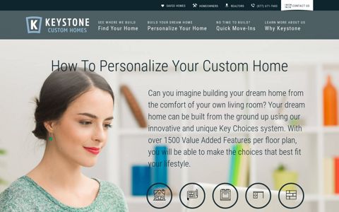 My key Choices - Keystone Custom Homes