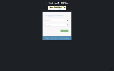 Login Page - Online Set Practice - India Exam Portal