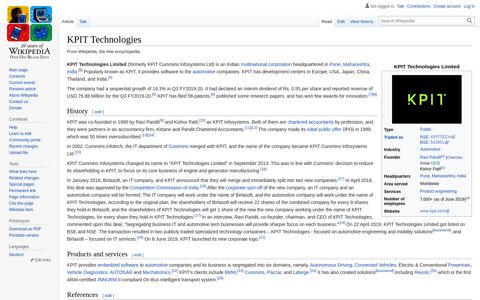 KPIT Technologies - Wikipedia