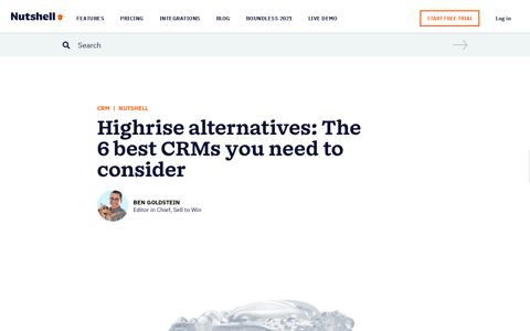 Highrise Alternatives: The 6 Best CRMs You Need to Consider