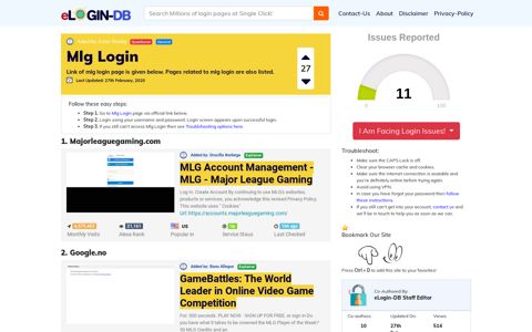 Mlg Login - A database full of login pages from all over the ...