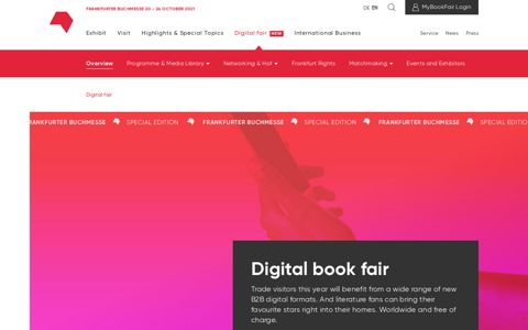 Digital fair - Frankfurter Buchmesse