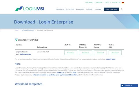 Login Enterprise - Download - Login VSI