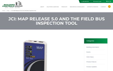 JCI: MAP Release 5.0 and the Field Bus Inspection Tool ...