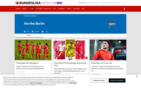 Hertha Berlin | Club | Bundesliga