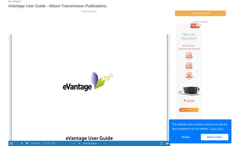 eVantage User Guide - Allison Transmission Publications ...