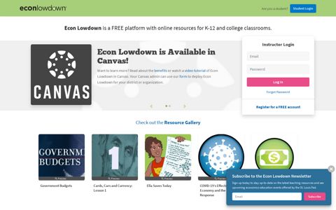 Econ Lowdown: Award-winning free resources for K-12 and ...