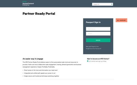 Partner Ready Portal: Login