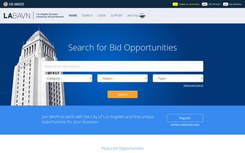 City of Los Angeles - Business Assistance Virtual Network
