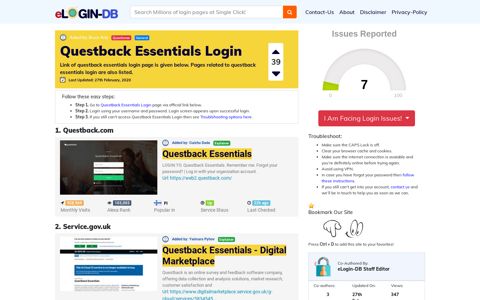 Questback Essentials Login