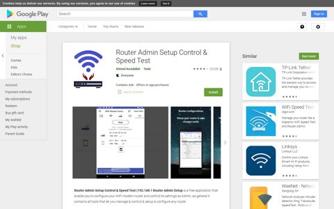 Router Admin Setup Control & Speed Test - Apps on Google ...