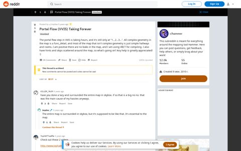 Portal Flow (VVIS) Taking Forever : hammer - Reddit
